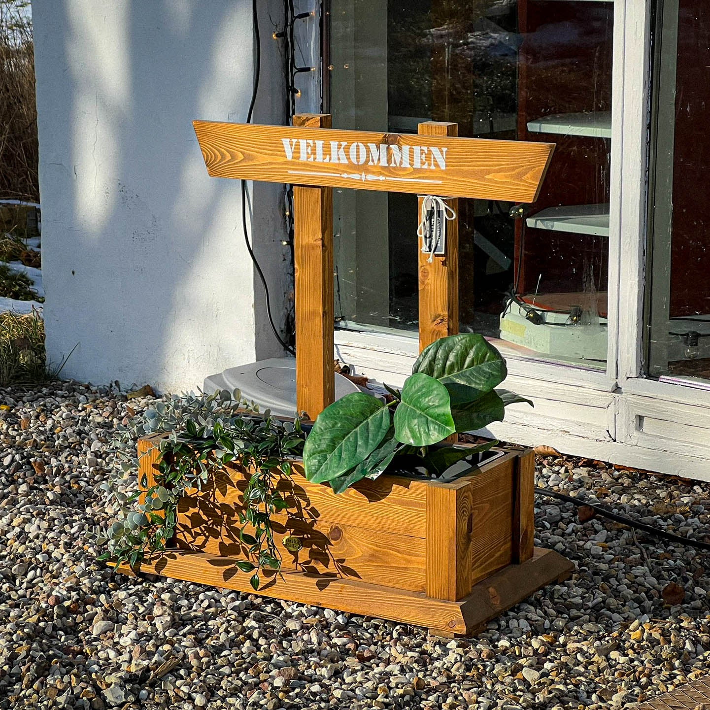 Plantekasse - 'Velkommen'