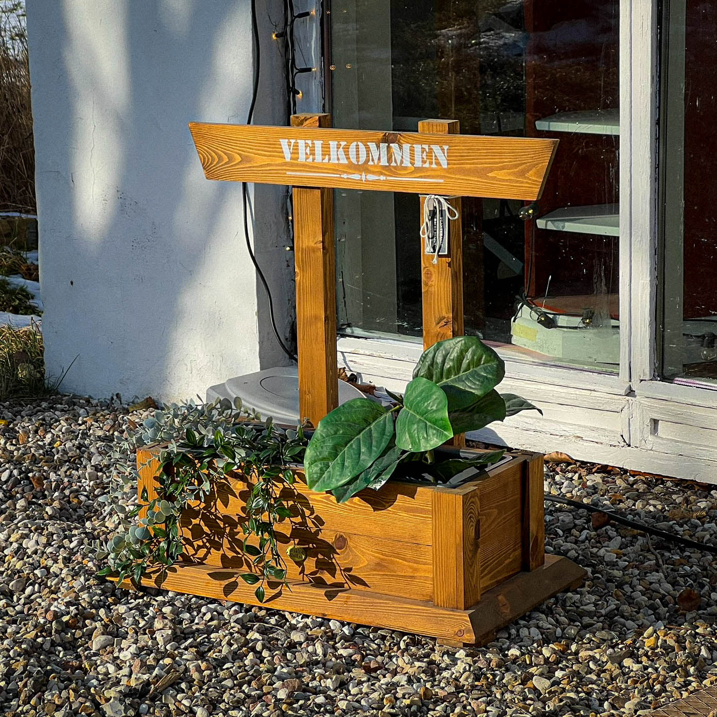 Plantekasse - 'Velkommen'
