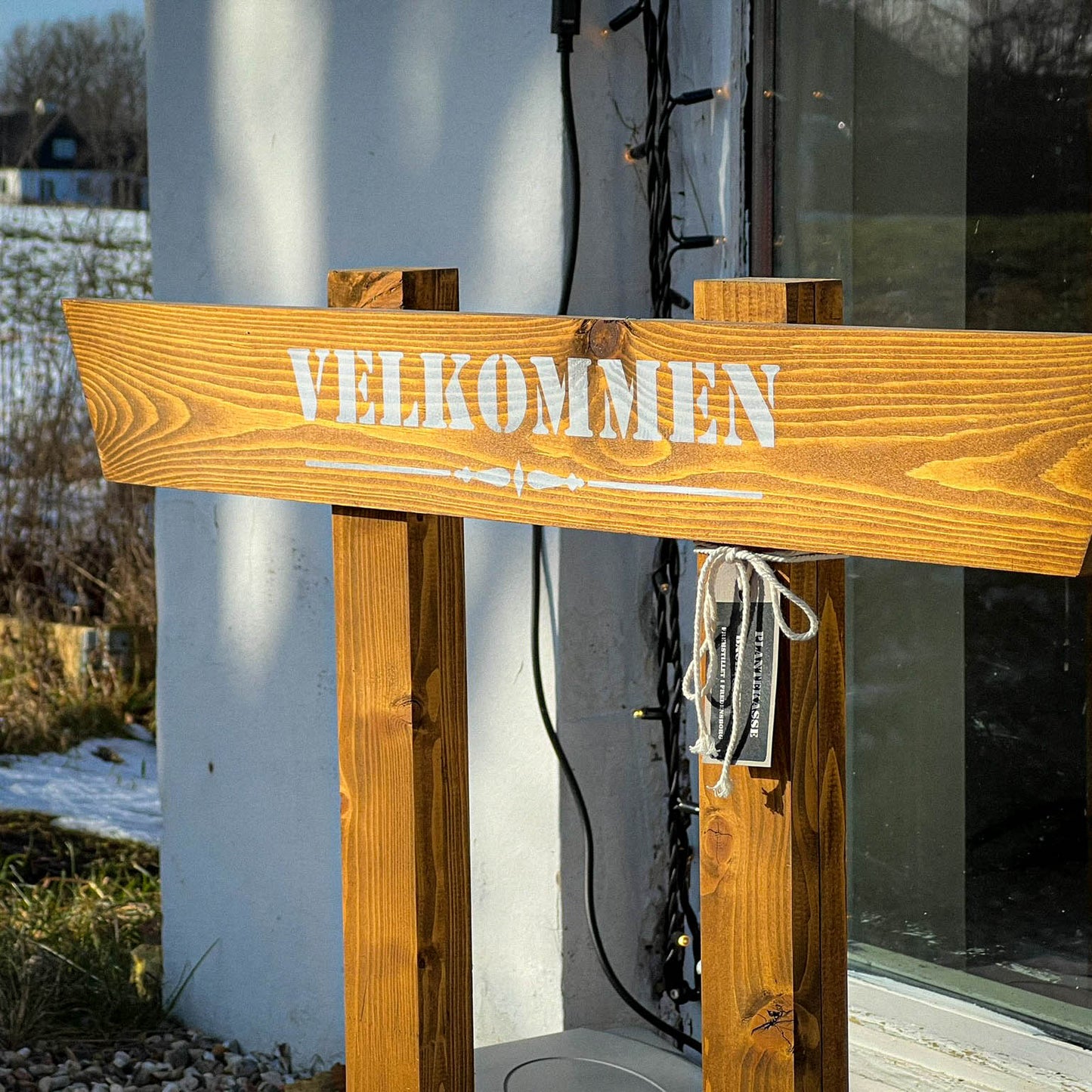 Plantekasse - 'Velkommen'