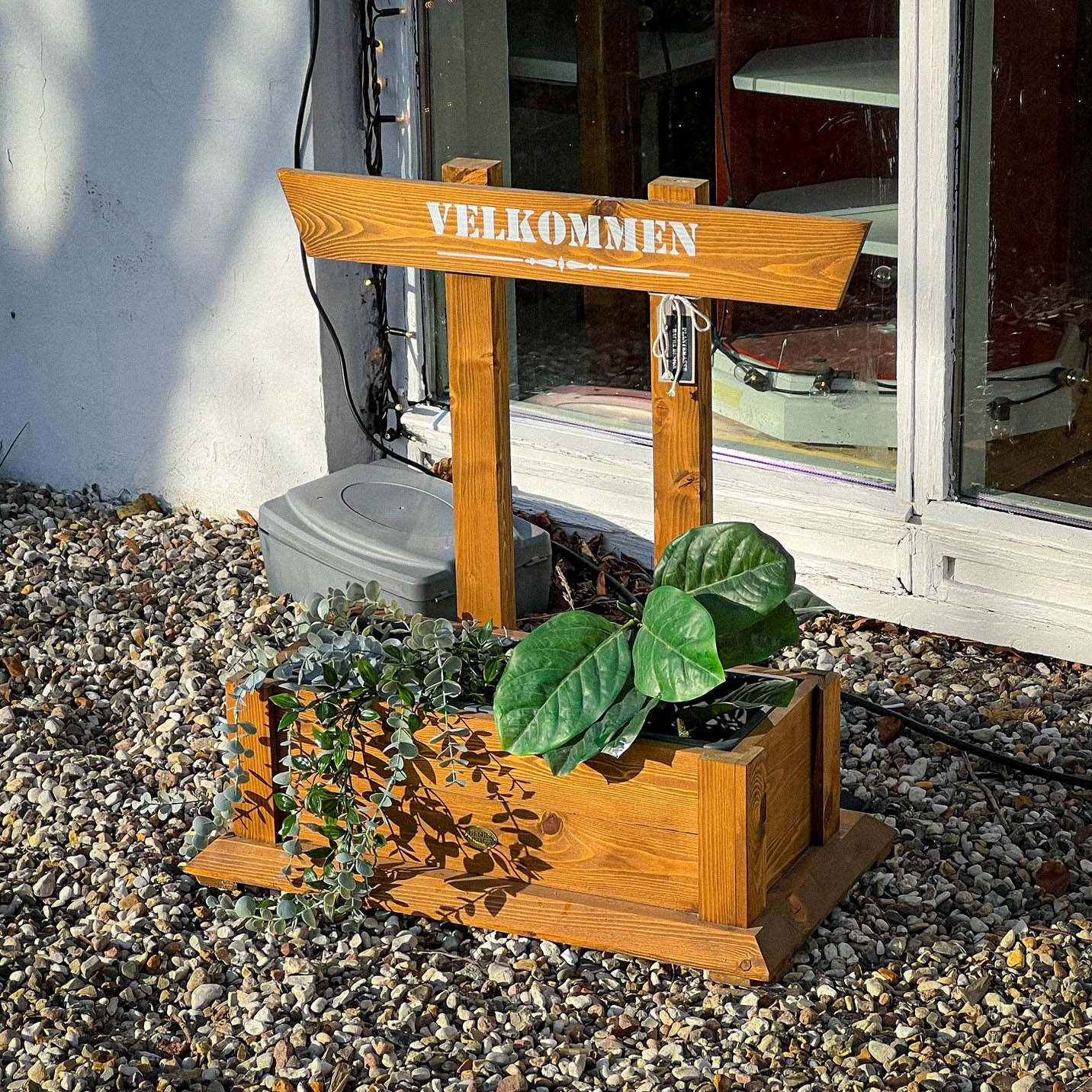 Plantekasse - 'Velkommen'