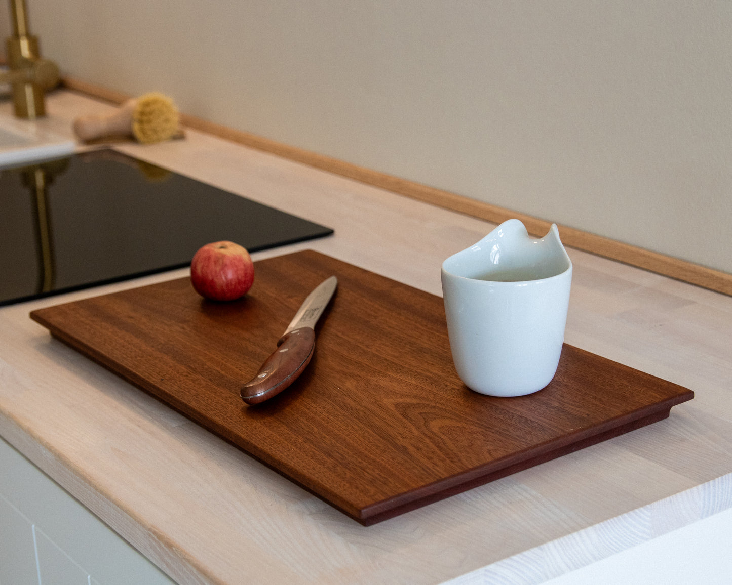 Skære- og serveringsbræt "Mahogni Sapele"