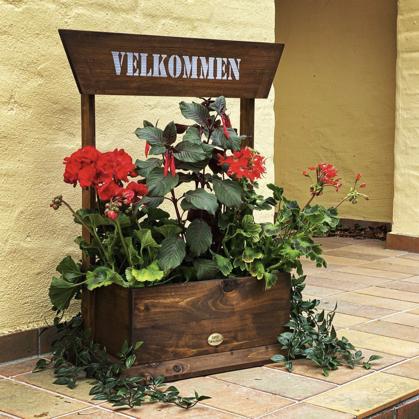 Plantekasse - 'Velkommen'