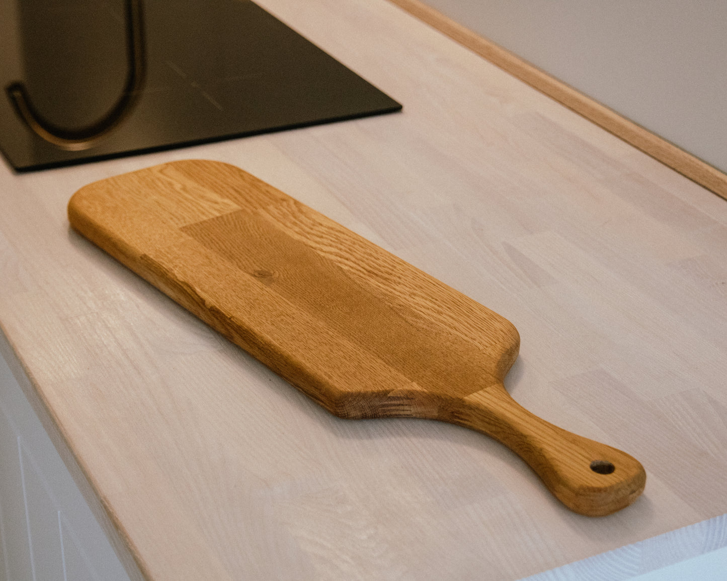Skære- og serveringsbræt - "Traditionel håndtag"